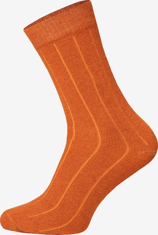 HomeOfSocks Socken 'HOS218' in Orange: Vorderseite