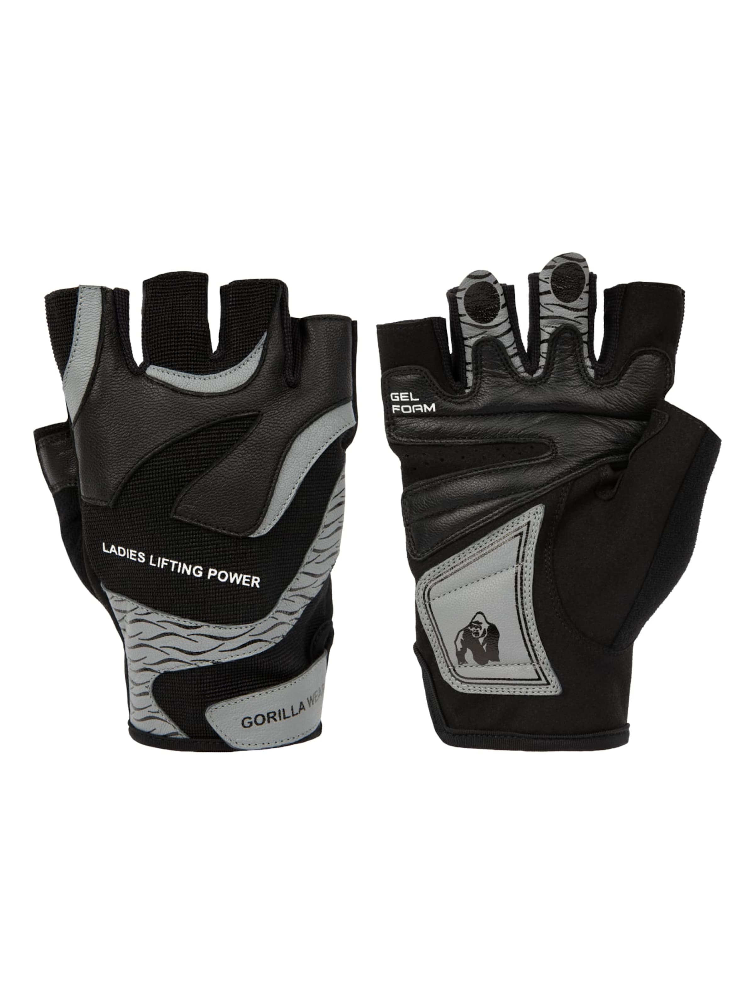 Gants de sport Gorilla Wear en noir : devant