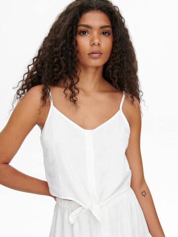 ONLY - Top 'Caro' em branco