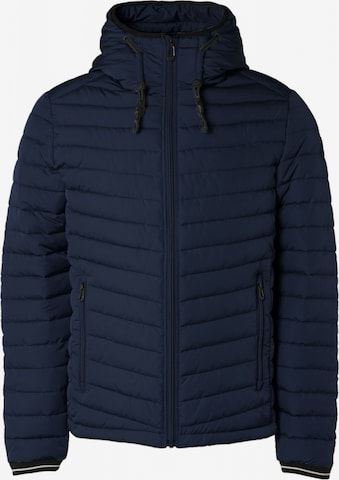 No Excess Between-Season Jacket in Blue: front