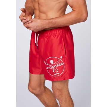 CHIEMSEE Regular Badeshorts in Rot