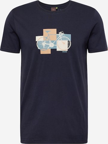 T-Shirt 'BLAIZE' Ragwear en bleu : devant