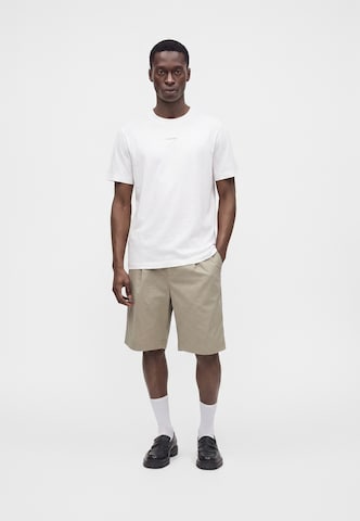 Calvin Klein Jeans Majica 'EASY' | bela barva