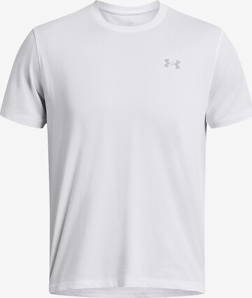 UNDER ARMOUR Performance Shirt 'Launch' in White: front