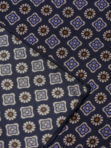MayTree Sjaal 'Herrenseidentuch mit dezentem Muster in Blau' in Blauw