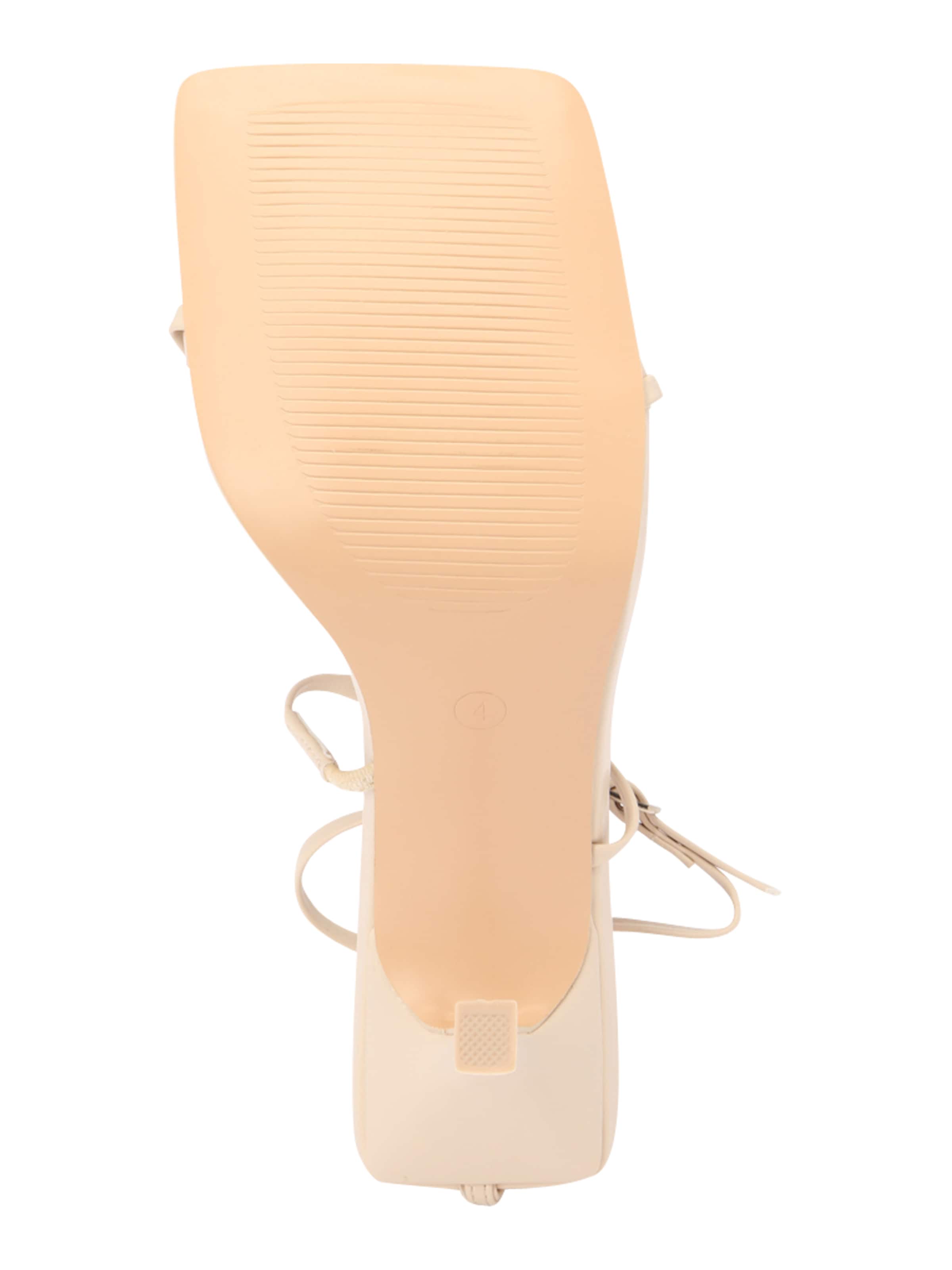 pilka Public Desire Šlepetės per pirštą 'TAWNY'