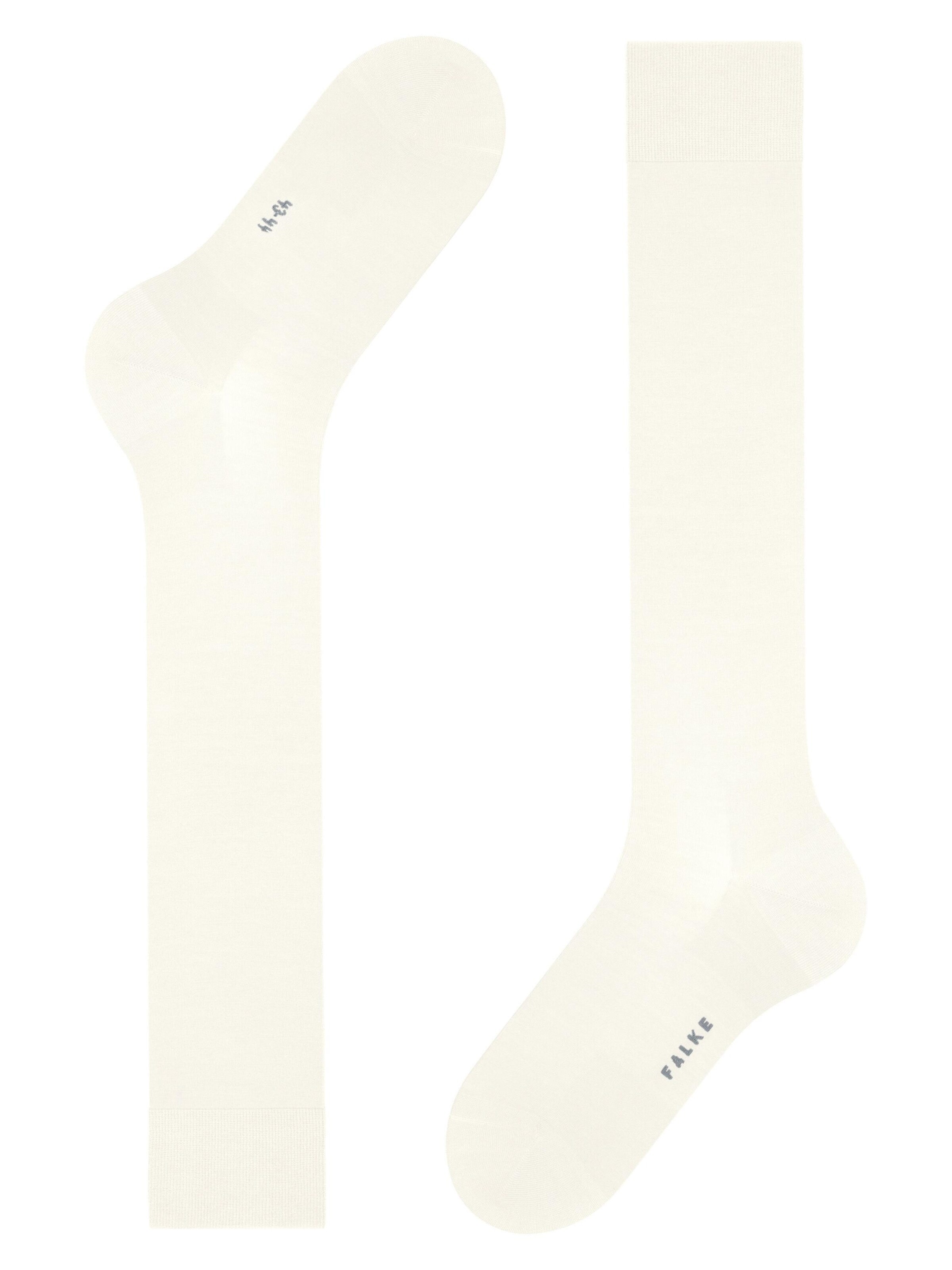FALKE Knee High Socks 'ClimaWool' in White