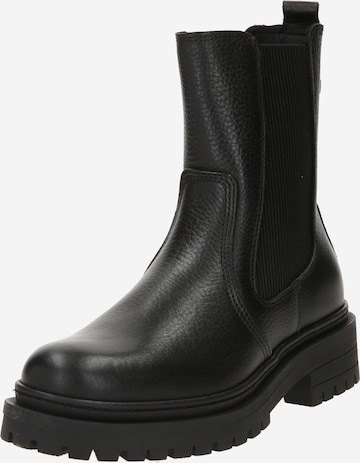 Barbour Chelsea Boots 'Comet' in Black: front