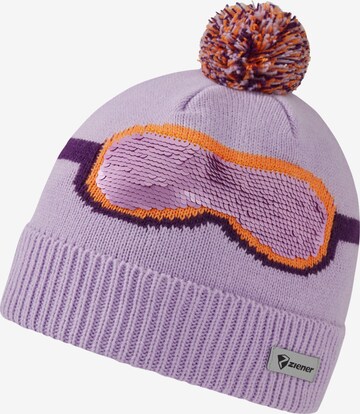ZIENER Athletic Hat 'INSCHI' in Purple: front