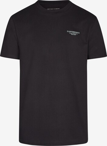 Cleptomanicx Shirt 'Source' in Black: front