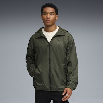 Veste mi-saison 'Essentials' PUMA en vert : devant