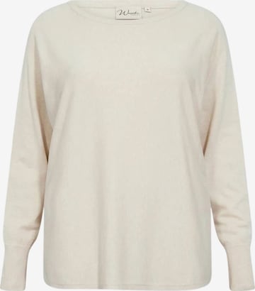 Wasabi Concept Svetr 'WA-SAMANDA 1' – bílá: přední strana