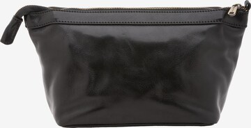 Pochette 'Pochette in vera pelle con zip - I Fratelli' di I Fratelli in nero: frontale
