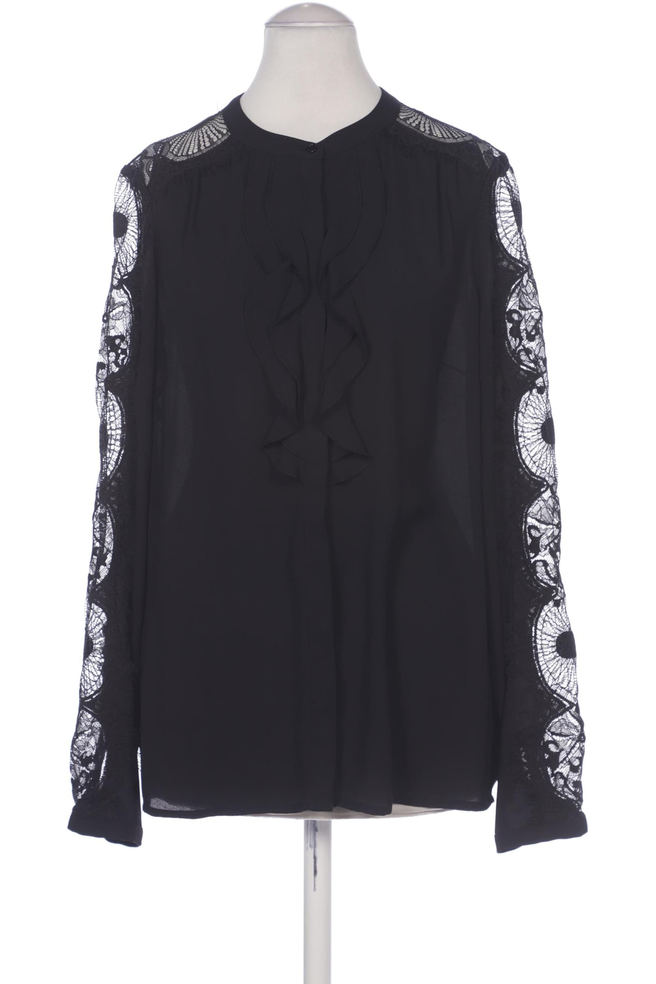 123 Paris Bluse XS in Schwarz: Vorderseite