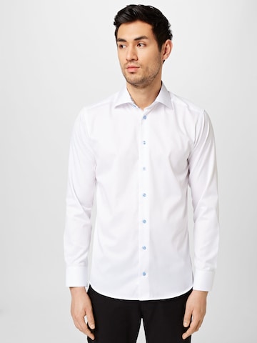 ETON Regular fit Button Up Shirt in White: front