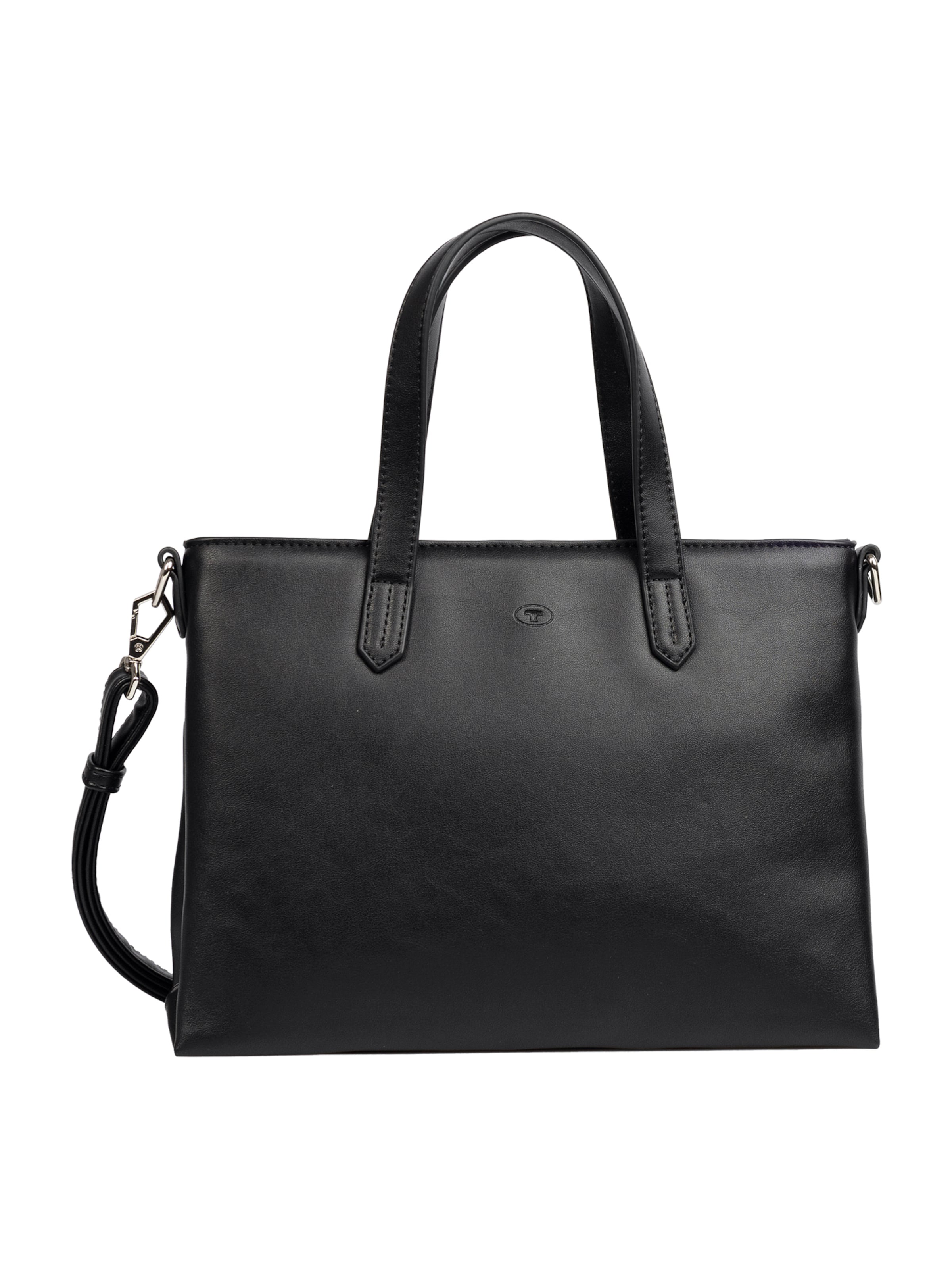 TOM TAILOR Käekott 'Poppy', värv must: eest vaates