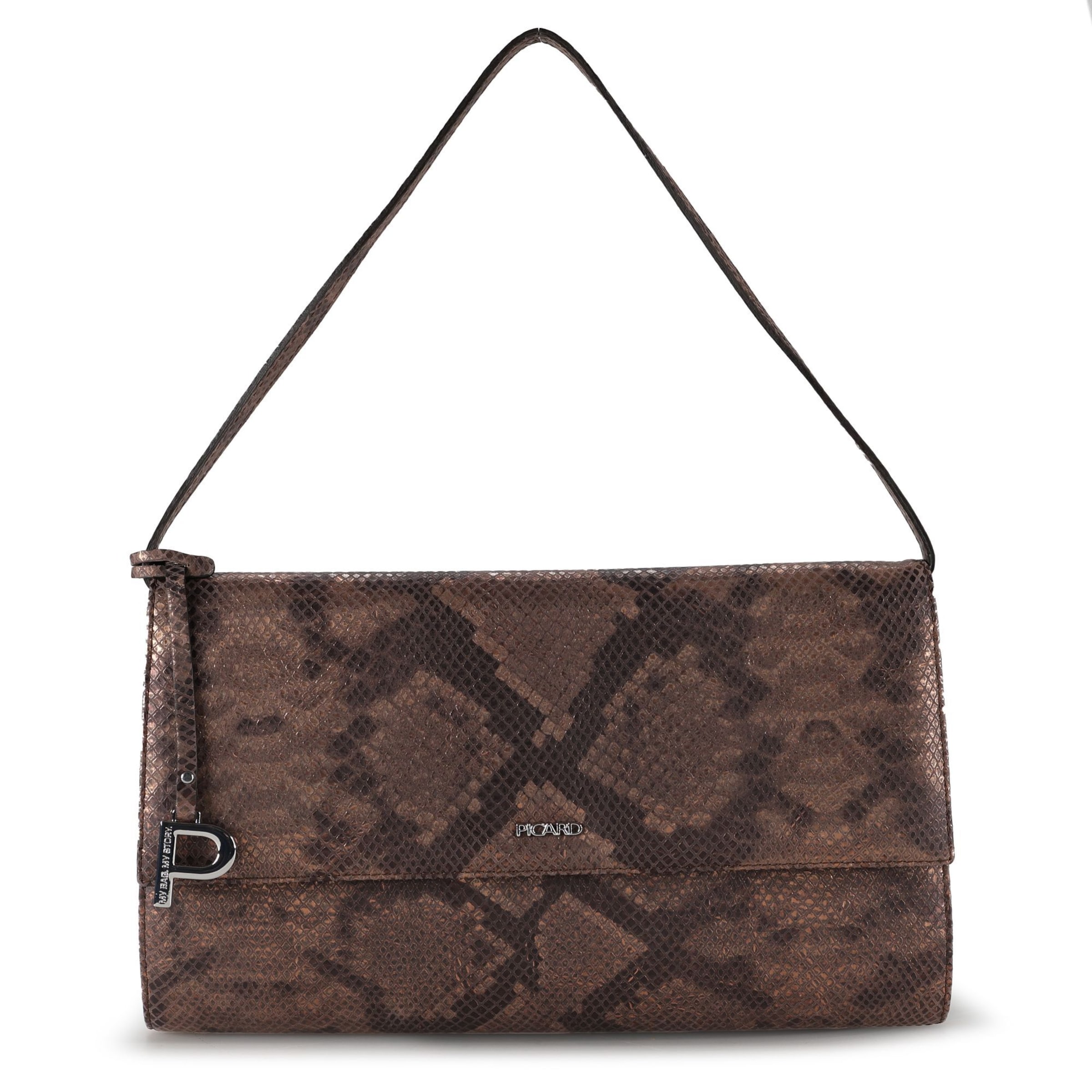 Picard Clutch 'Auguri' in Bronze: Vorderseite