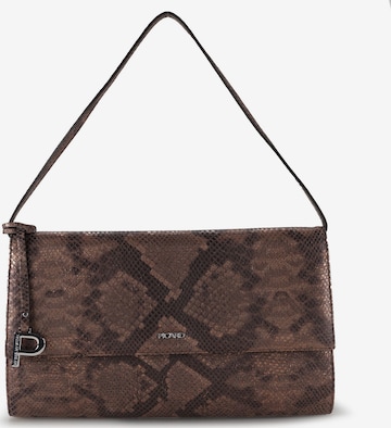 Borsa a spalla 'Auguri' di Picard in bronzo: frontale