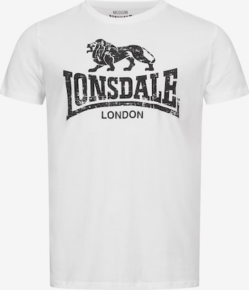 LONSDALE Shirt in White: front