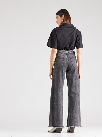 2NDDAY Wide leg Jeans 'Frederick' i svart