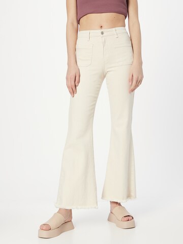 Flared Jeans 'Nat' di Noisy may in beige