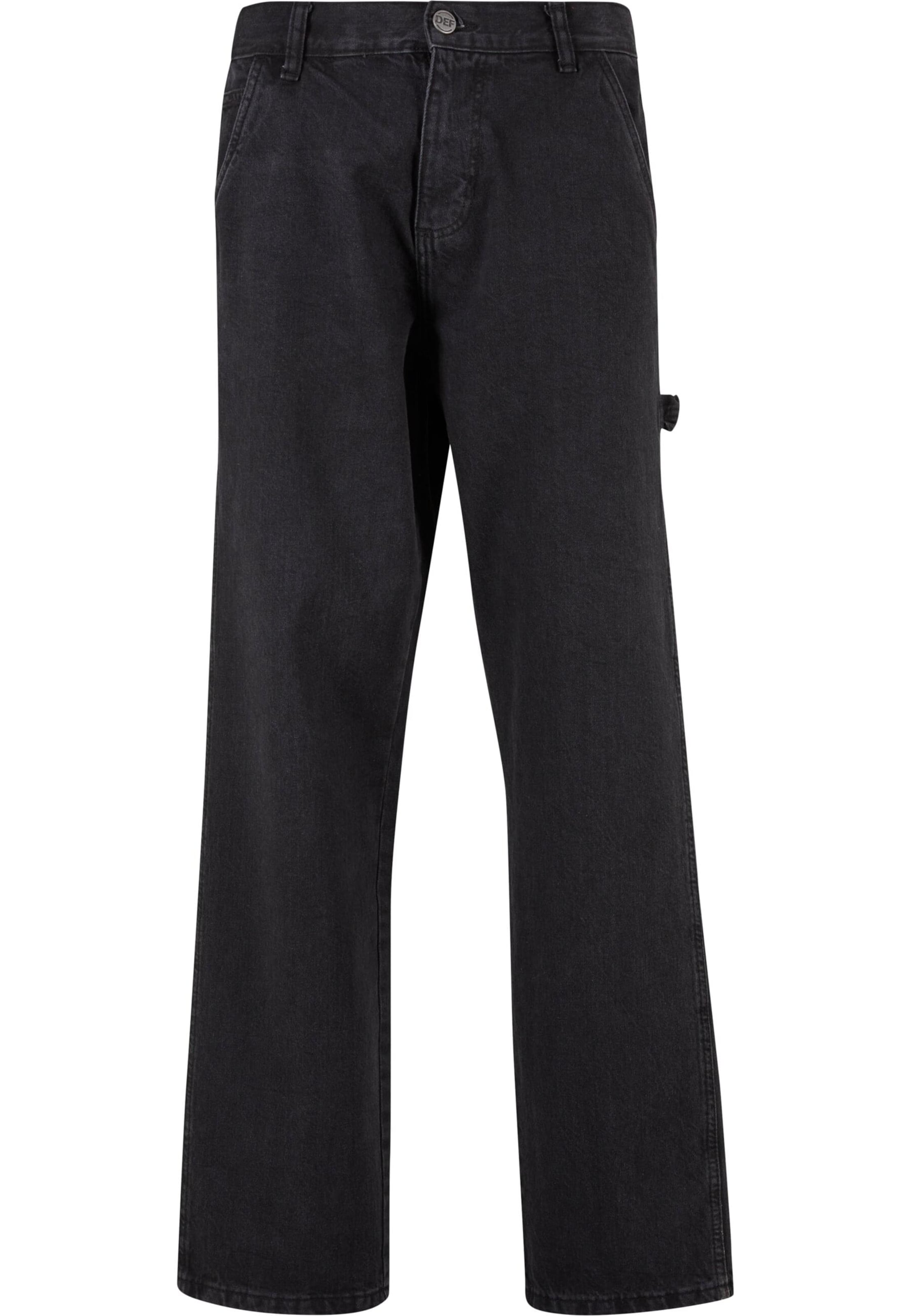 DEF Loosefit Džíny – černá: přední strana