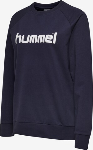 Hummel Спортен суитшърт с качулка в синьо