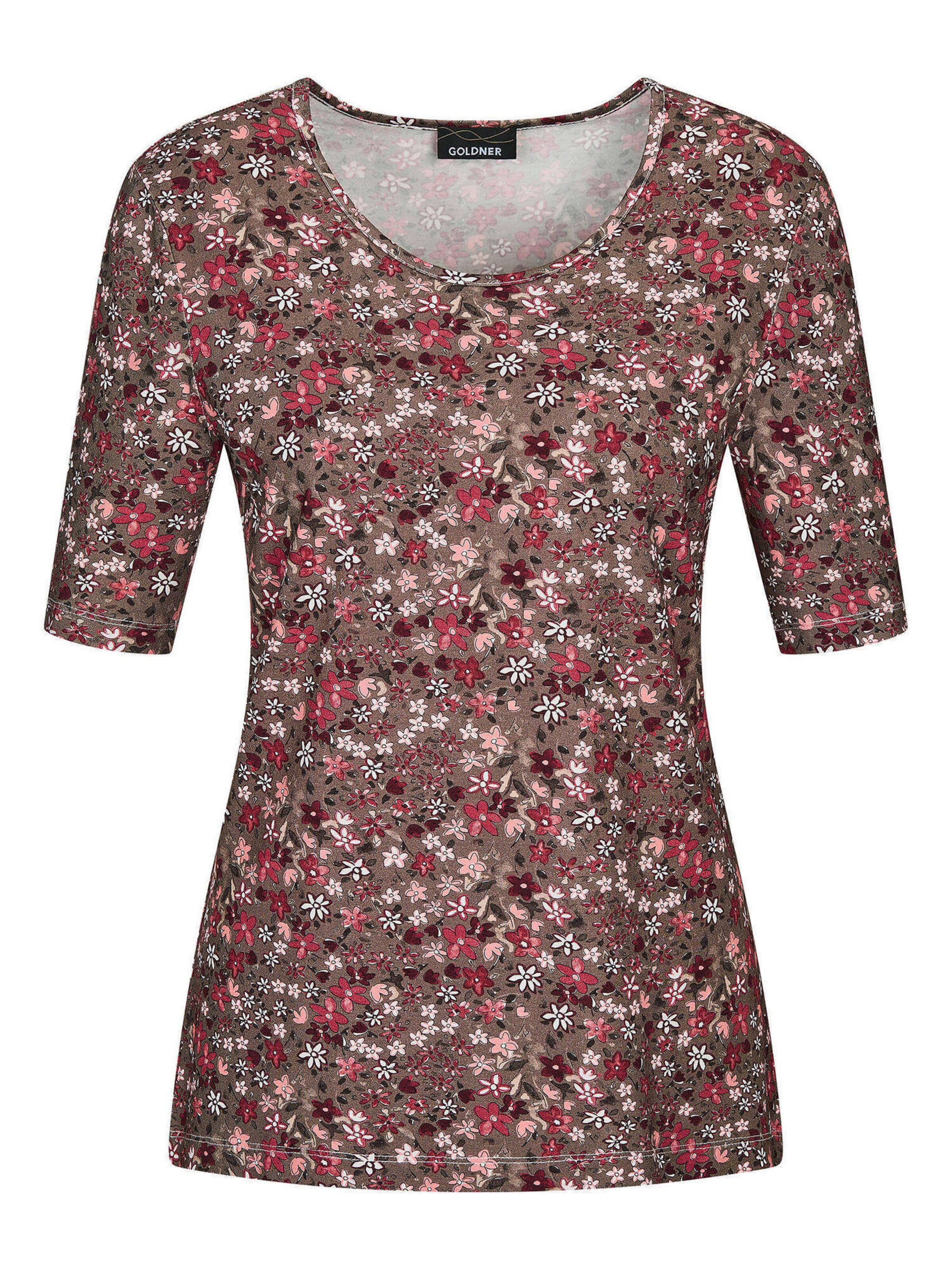 T-shirt Goldner en marron : devant