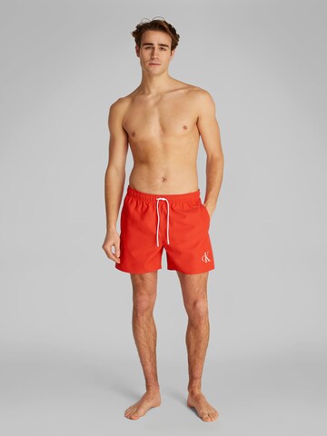 Calvin Klein SwimwearKupaće hlače - crvena boja