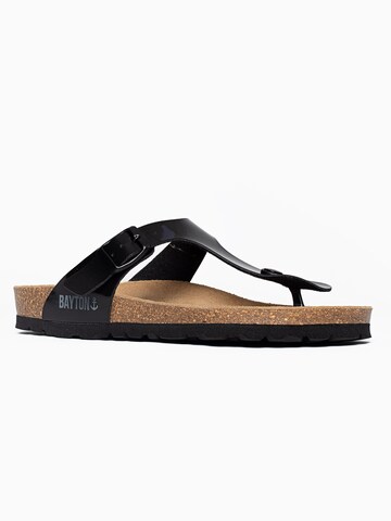 Bayton T-Bar Sandals 'Mercure' in Black