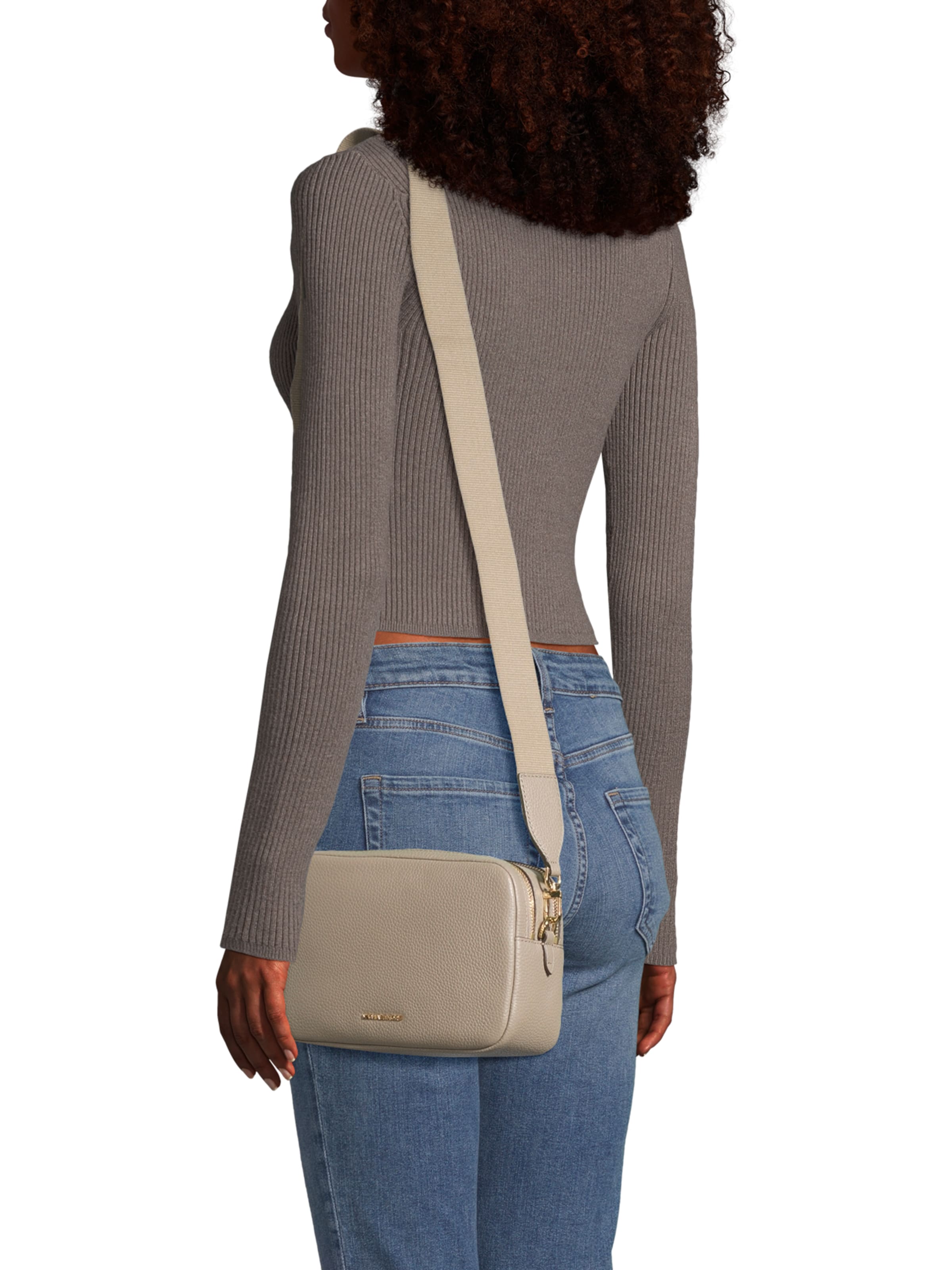 MICHAEL Michael Kors Torba za čez ramo | bež barva: sprednja stran