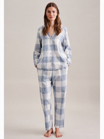 SEIDENSTICKER Pyjama in Blauw: voorkant