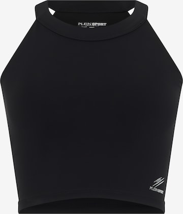 Top sportivo di Plein Sport in nero: frontale