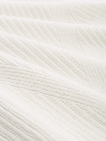 TOM TAILOR DENIM Sweater in White