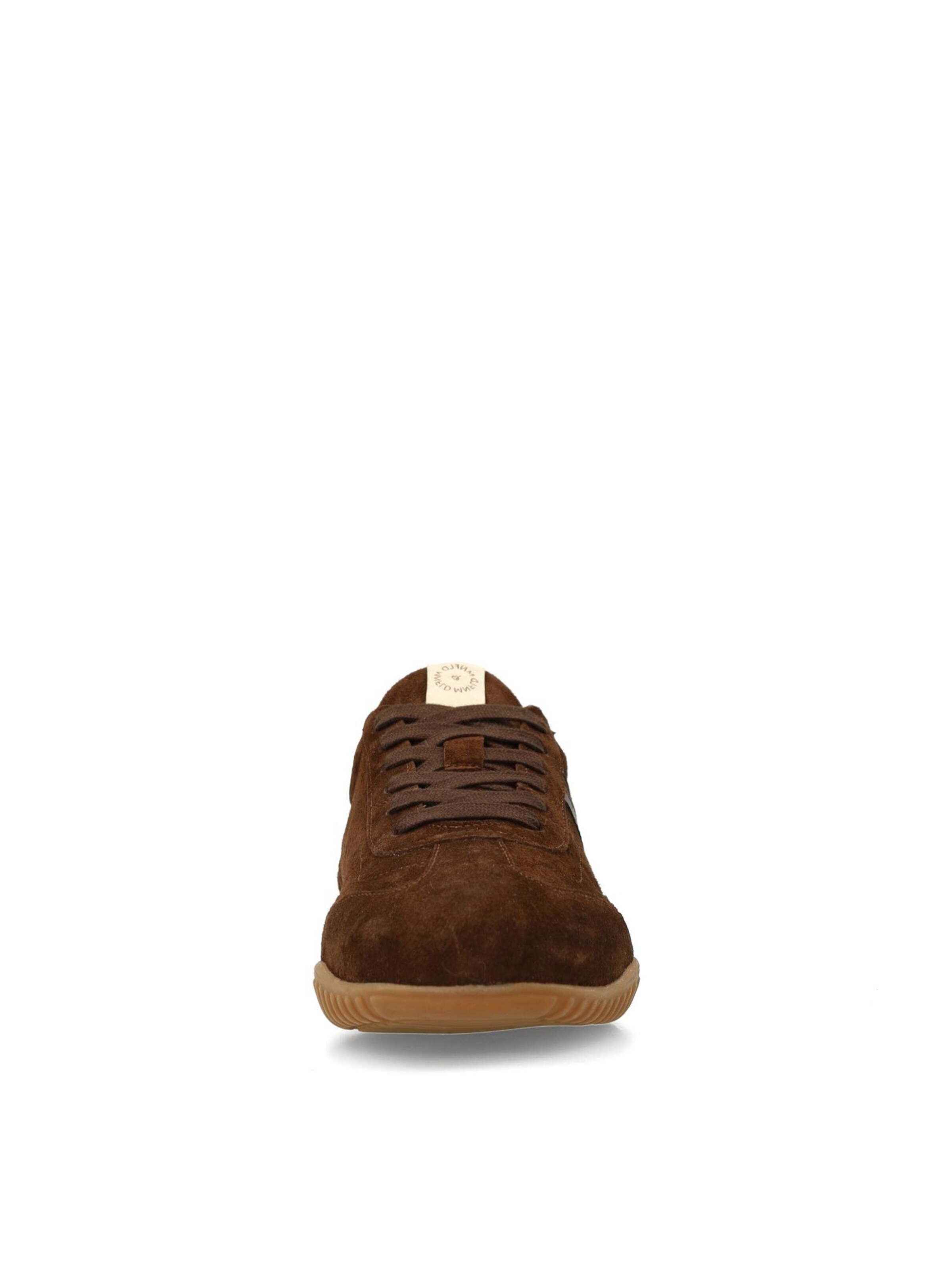 MANFIELD Sneakers 'Flache' in Brown