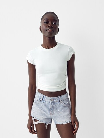 Bershka Regular Jeans in Blue