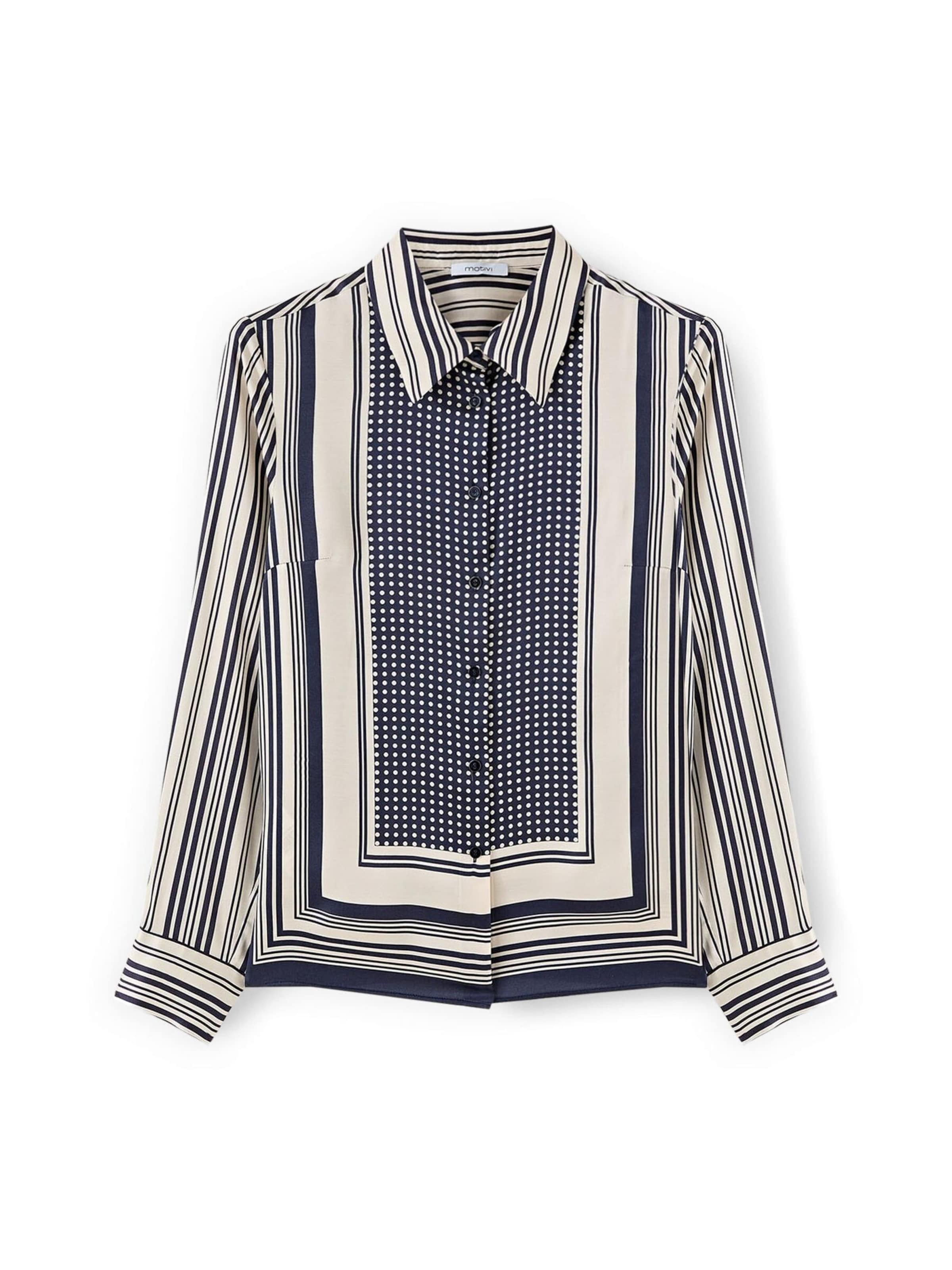 Camicia da donna di MOTIVI in blu: frontale