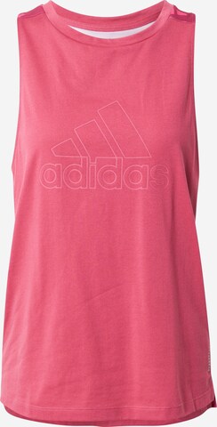 Skinny Top sportivo di ADIDAS SPORTSWEAR in rosa: frontale