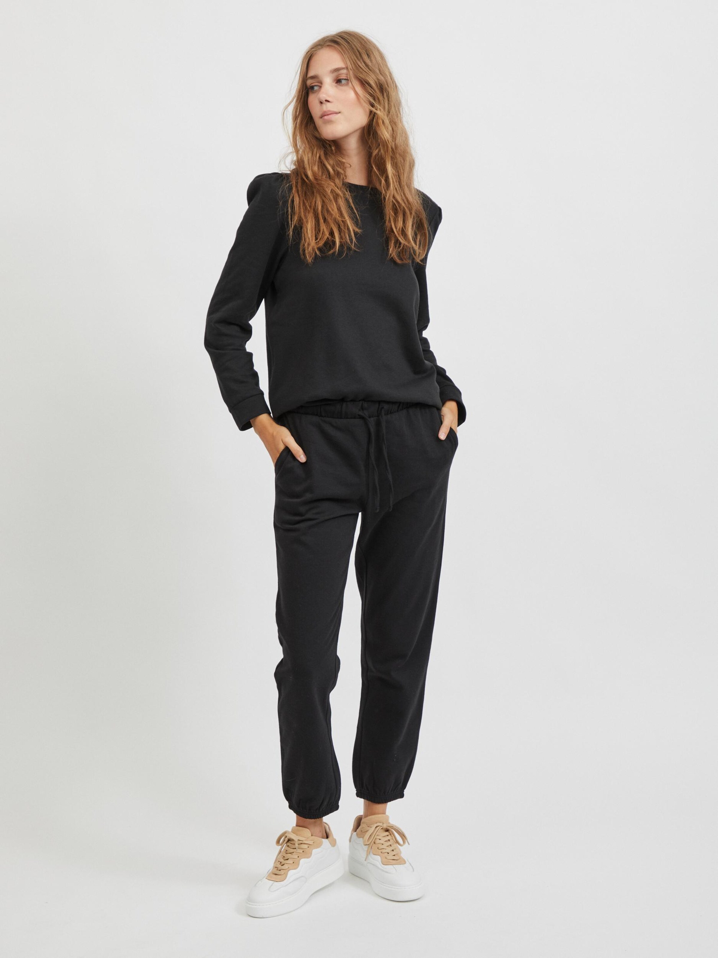 Frauen Große Größen VILA Hose 'Rustie' in Schwarz - TD09495 Frauen Große Größen VILA Hose 'Rustie' in Schwarz - TD09495