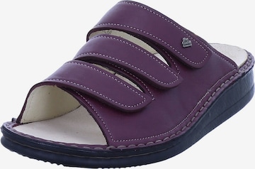 Finn Comfort Mules 'KORFU' in Red: front