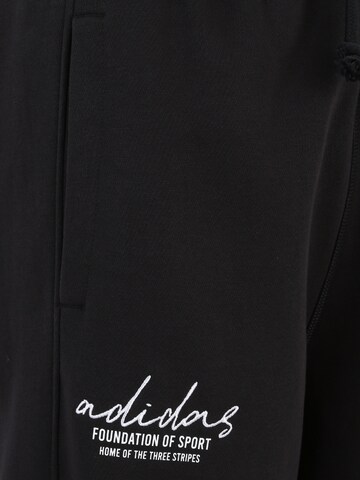 ADIDAS SPORTSWEAR Loosefit Sportbyxa 'BLUV Q3' i svart