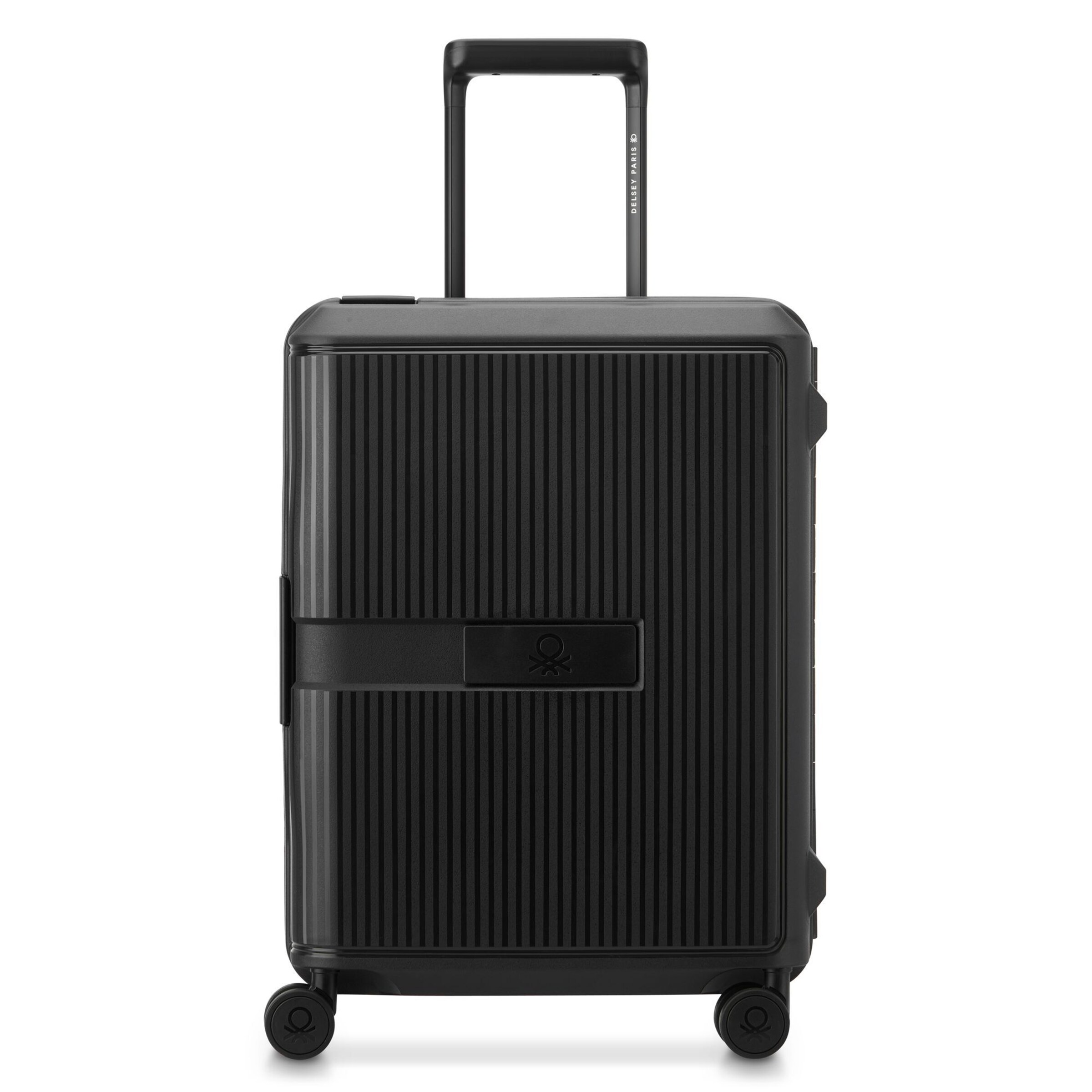 Delsey Paris Trolley 'x United Colors of Benetton' in Zwart: voorkant