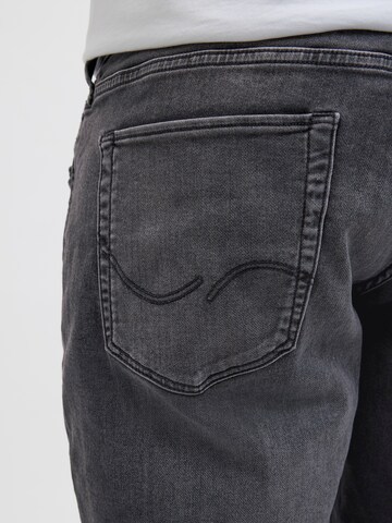 Jack & Jones Plus Normální Džíny 'JJIRick JJIcon' – černá