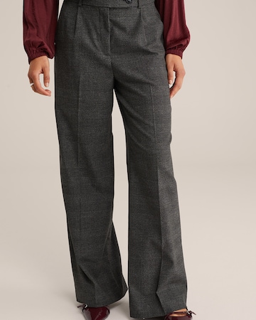 Regular Pantalon WE Fashion en noir : devant