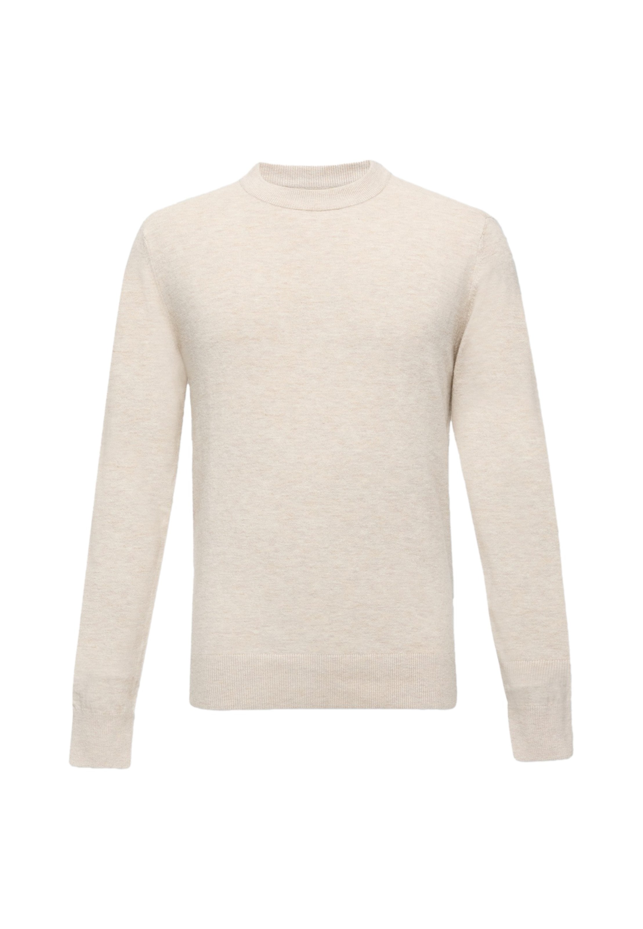 JACK & JONES Pullover 'JJEPERFECT' in Beige: Vorderseite