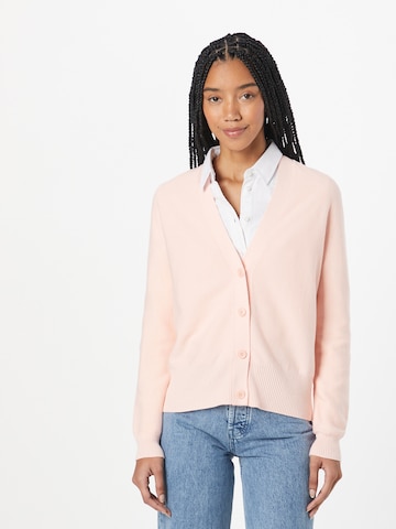 BOSS Orange Gebreid vest 'Faduana' in Roze: voorkant