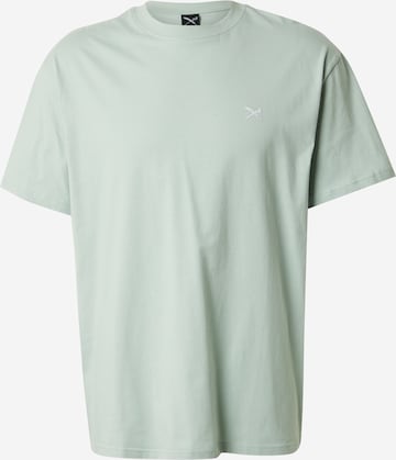 Iriedaily - Camiseta en verde: frente