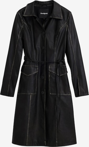 DesigualPrijelazni kaput - crna boja: prednji dio