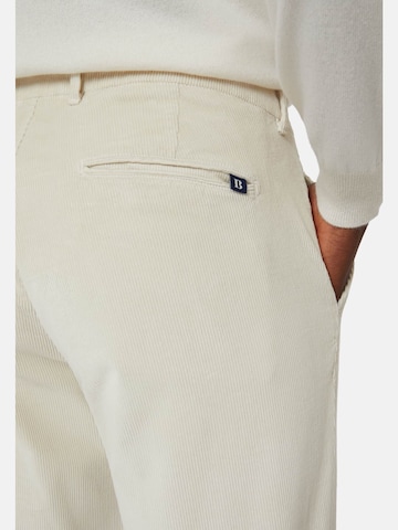 Boggi Milano Slim fit Trousers with creases in Beige