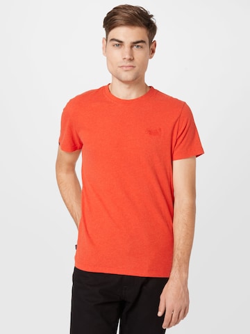 T-Shirt Superdry en orange : devant